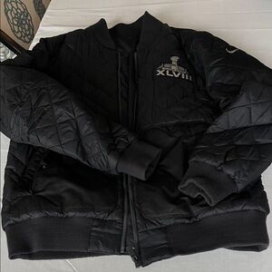 NFL Nike puffer jacket. Super Bowl XLVIII. New. X-Large. Mens